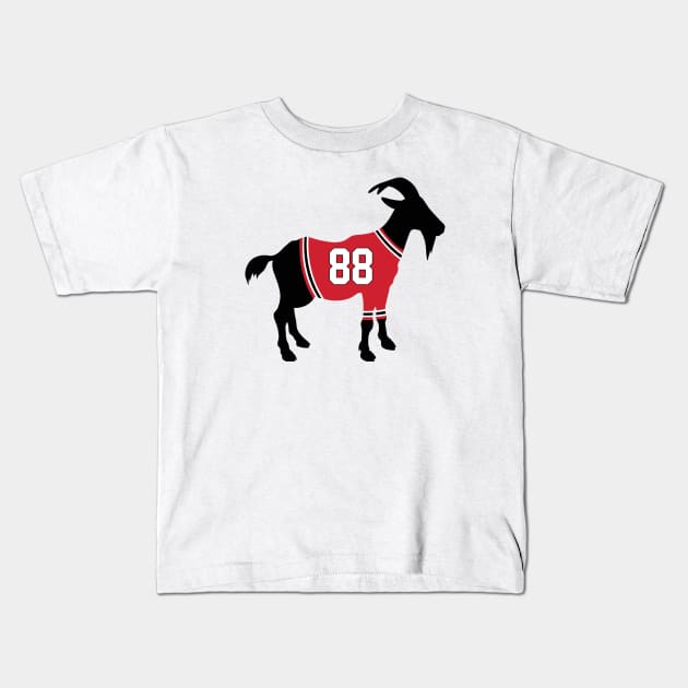 Patrick Kane Chicago Blackhawks Jersey GOAT Kids T-Shirt by cwijeta